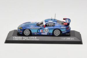 Chrysler Viper GTS-R #52 S. Belloc / F. Cochet / T. Treluyer 24 Hours of Le Mans 2002 Minichamps 1:43 499921452 Métal Moulé