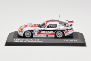 Dodge Viper GTS-R #58 C. Bouchut / Belloc / Monteiro Le Mans 24 Hours 2001 Minichamps 1:43 400011458 Métal Moulé