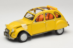 Citroen 2CV 6 Club Mimosa Yellow Norev 1:18 181496 Métal Moulé