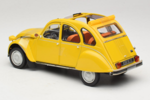 Citroen 2CV 6 Club Mimosa Yellow Norev 1:18 181496 Métal Moulé — image 5 sur 6