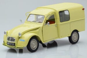 Citroen 2CV Furgonette AK350 Jaune Pastis Norev 1:18 181488 Métal Moulé