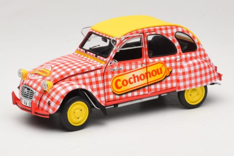 Citroen 2CV6 Cochonou Solido 1:18 S1850021 Métal Moulé