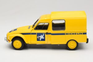 Citroen Acadiane Michelin Jaune Solido 1:18 S1800406 Métal Moulé — image 3 sur 6