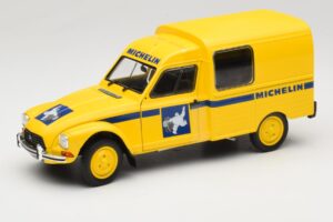 Citroen Acadiane Michelin Jaune Solido 1:18 S1800406 Métal Moulé