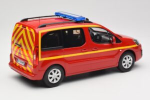 Citroen Berlingo II Pompiers Rouge Norev 1:18 181641 Métal Moulé — image 2 sur 6