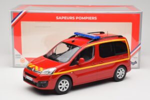 Citroen Berlingo II Pompiers Rouge Norev 1:18 181641 Métal Moulé — image 6 sur 6