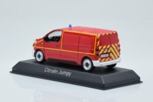 Citroen Jumpy Van Sapeurs Pompiers Rouge Norev 1:43 155822 Métal Moulé — image 3 sur 4