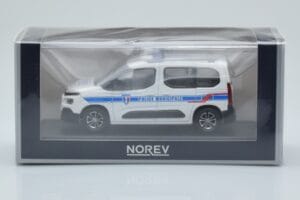 Citroen Berlingo Police Municipale v1 Blanc Bleu Norev 1:43 155767 Métal Moulé — image 4 sur 4