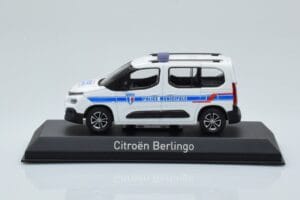 Citroen Berlingo Police Municipale v1 Blanc Bleu Norev 1:43 155767 Métal Moulé