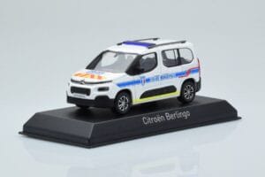 Citroen Berlingo Police Municipale v2 Blanc Bleu Norev 1:43 155768 Métal Moulé — image 2 sur 4