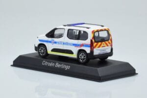 Citroen Berlingo Police Municipale v2 Blanc Bleu Norev 1:43 155768 Métal Moulé — image 3 sur 4