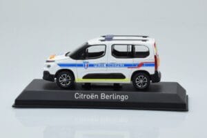Citroen Berlingo Police Municipale v2 Blanc Bleu Norev 1:43 155768 Métal Moulé