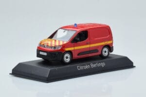 Citroen Berlingo Van Sapeurs Pompiers Rouge Norev 1:43 155772 Métal Moulé — image 2 sur 4
