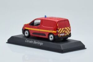 Citroen Berlingo Van Sapeurs Pompiers Rouge Norev 1:43 155772 Métal Moulé — image 3 sur 4