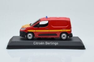 Citroen Berlingo Van Sapeurs Pompiers Rouge Norev 1:43 155772 Métal Moulé