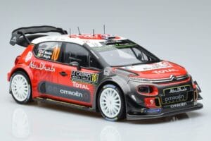 Citroen C3 WRC #10 K. Meeke / P. Nagle Rally Monte Carlo 2018 Norev 1:18 181636 Métal Moulé — image 4 sur 6
