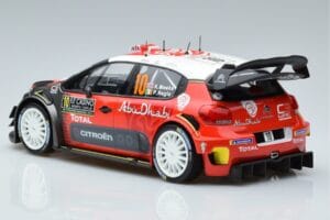 Citroen C3 WRC #10 K. Meeke / P. Nagle Rally Monte Carlo 2018 Norev 1:18 181636 Métal Moulé — image 5 sur 6