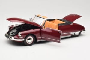 Citroen DS19 Cabriolet Bordeaux Norev 1:18 181561 Métal Moulé — image 2 sur 8