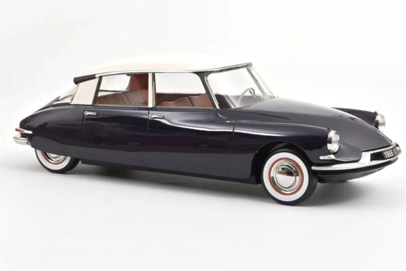 Citroen DS19 Violet & Champagne Norev 1:12 121579 Métal Moulé