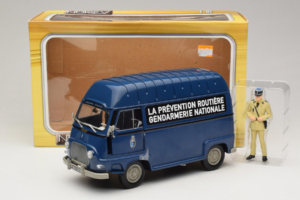 Citroen Estafette Gendarmerie Bleu Avec Figurine Norev 1:18 185165 Métal Moulé — image 6 sur 6