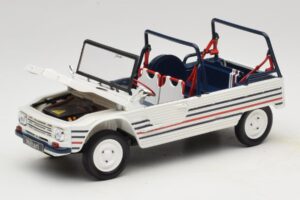 Citroen Mehari Bleu Blanc Rouge Norev 1:18 181805 Métal Moulé — image 2 sur 7