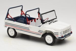 Citroen Mehari Bleu Blanc Rouge Norev 1:18 181805 Métal Moulé
