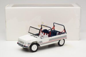 Citroen Mehari Bleu Blanc Rouge Norev 1:18 181805 Métal Moulé — image 7 sur 7