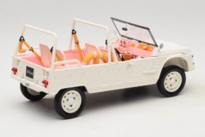 Citroen Mehari Eden Sorbet Blanc et Rose Norev 1:18 181804 Métal Moulé — image 2 sur 6