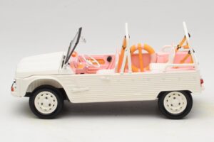 Citroen Mehari Eden Sorbet Blanc et Rose Norev 1:18 181804 Métal Moulé — image 3 sur 6
