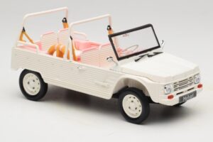 Citroen Mehari Eden Sorbet Blanc et Rose Norev 1:18 181804 Métal Moulé — image 4 sur 6