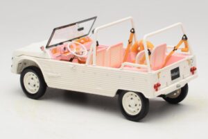 Citroen Mehari Eden Sorbet Blanc et Rose Norev 1:18 181804 Métal Moulé — image 5 sur 6
