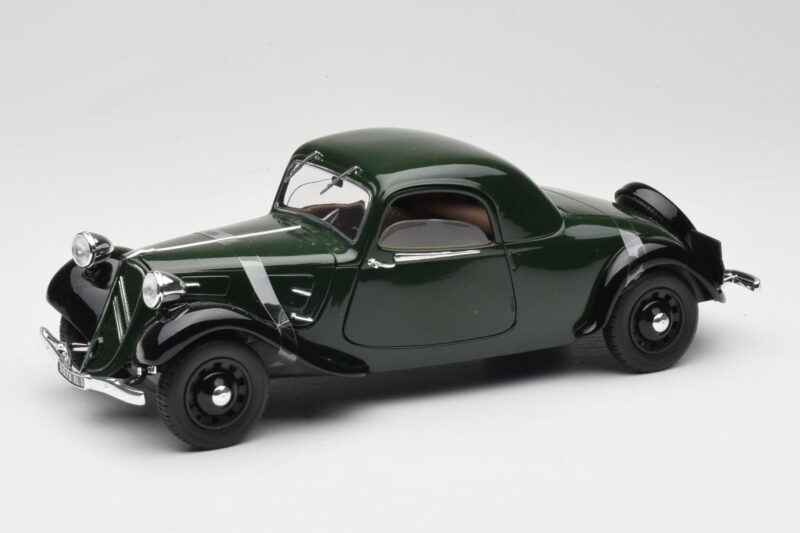 Citroen Traction Avant 11 Coupé Vert Solido 1:18 8179 Métal Moulé