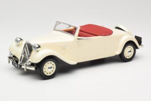 Citroen Traction Avant 11B Cabriolet Crème Norev 1:18 181440 Métal Moulé