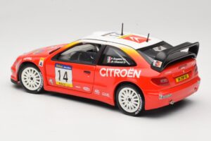 Citroen Xsara T4 WRC #14 P. Bugalski / J-P. Chiaroni WRC 2001 Solido 1:18 9021 Métal Moulé — image 7 sur 8