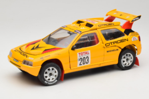 Citroen ZX Rallye Raid #203 1992 Solido 1:18 9003-N1 Métal Moulé