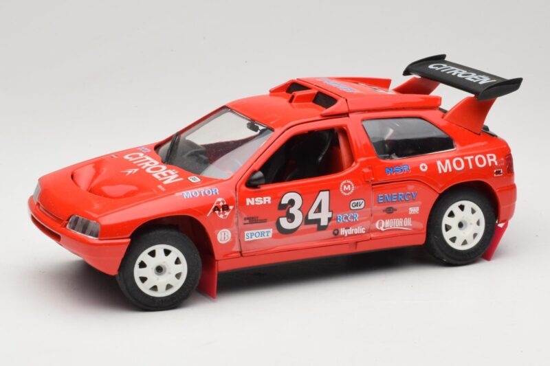Citroen ZX Rallye #34 Rally 1992 Solido 1:18 9003 Métal Moulé