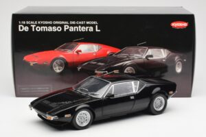 De Tomaso Pantera Noir Kyosho 1:18 08851BK Métal Moulé — image 8 sur 8
