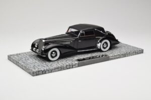 Delage D8-120 Cabriolet Noir Minichamps 1:18 107115131 Métal Moulé