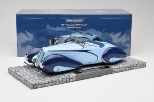 Delahaye Type 135-M Cabriolet Mullin Museum Minichamps 1:18 107116160 Métal Moulé — image 2 sur 6