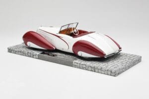 Delahaye Type 135 M Cabriolet Blanc Rouge Minichamps 1:18 107116161 Résine — image 5 sur 6