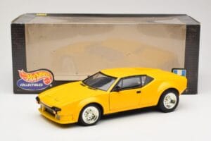 De Tomaso Pantera Jaune Hot Wheels 1:18 27809 Métal Moulé — image 8 sur 8