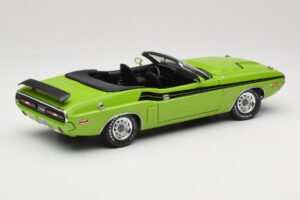 Dodge Challenger Cabriolet Vert Greenlight 1:18 12803-06G Métal Moulé — image 3 sur 8