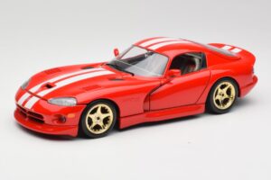 Dodge Viper GTS Rouge Bburago 1:18 3075 Métal Moulé