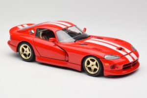 Dodge Viper GTS Rouge Bburago 1:18 3075 Métal Moulé — image 6 sur 8