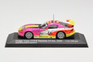 Dodge Viper GTS-R #46 Seiler / Brun / Messley 24 Hours of Daytona 2000 Minichamps 1:43 430001446 Métal Moulé