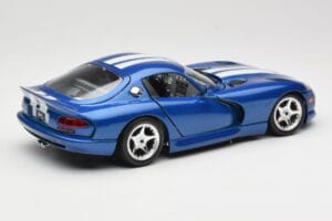 Dodge Viper GTS SR II Bleu avec Bandes Blanches Bburago 1:18 3330 Métal Moulé — image 3 sur 8