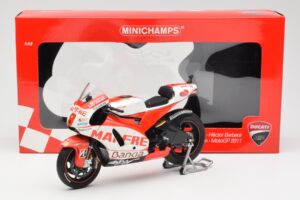 Ducati Desmosedici GP11 #8 H. Barbera Ducati MotoGP Team MotoGP 2011 Minichamps 1:12 123110008 Métal Moulé — image 6 sur 6