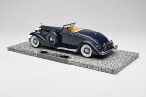 Duesenberg SJN Convertible Coupe Midnight Blue Minichamps 1:18 107150332 Métal Moulé — image 5 sur 6