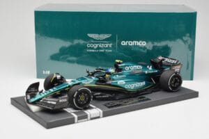 Aston Martin AMR23 #14 F. Alonso 3rd Place Saudi Arabian GP 2023 Minichamps 1:18 117230214 Métal Moulé — image 7 sur 7