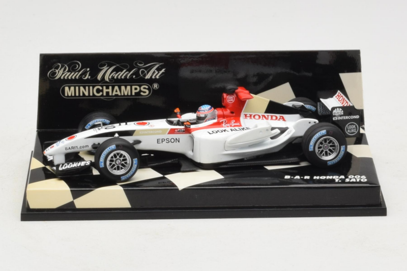 BAR 006 Honda #10 T. Sato BAR Honda F1 Team 2004 Minichamps 1:43 400040010 Métal Moulé